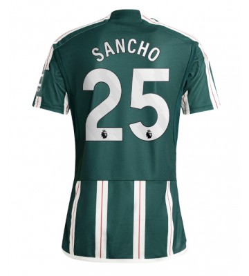 Manchester United Jadon Sancho #25 Replika Udebanetrøje 2023-24 Kortærmet